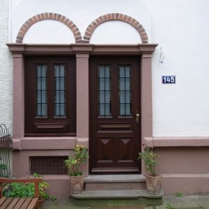 Haustür mit Seitenteil