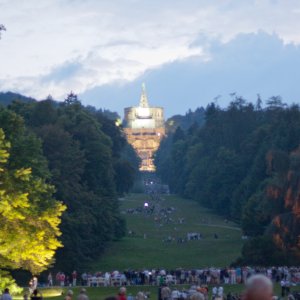 Schloss Wilhelmshöhe - Blick auf den Herkules