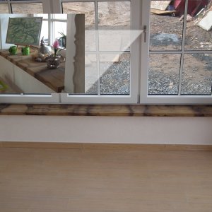 alte Fensterbretter bis 300 cm Länge - bekleidet mit flexiblem SandStein 