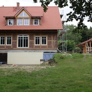 Fachwerkhaus Baustelle update 22.08.2017