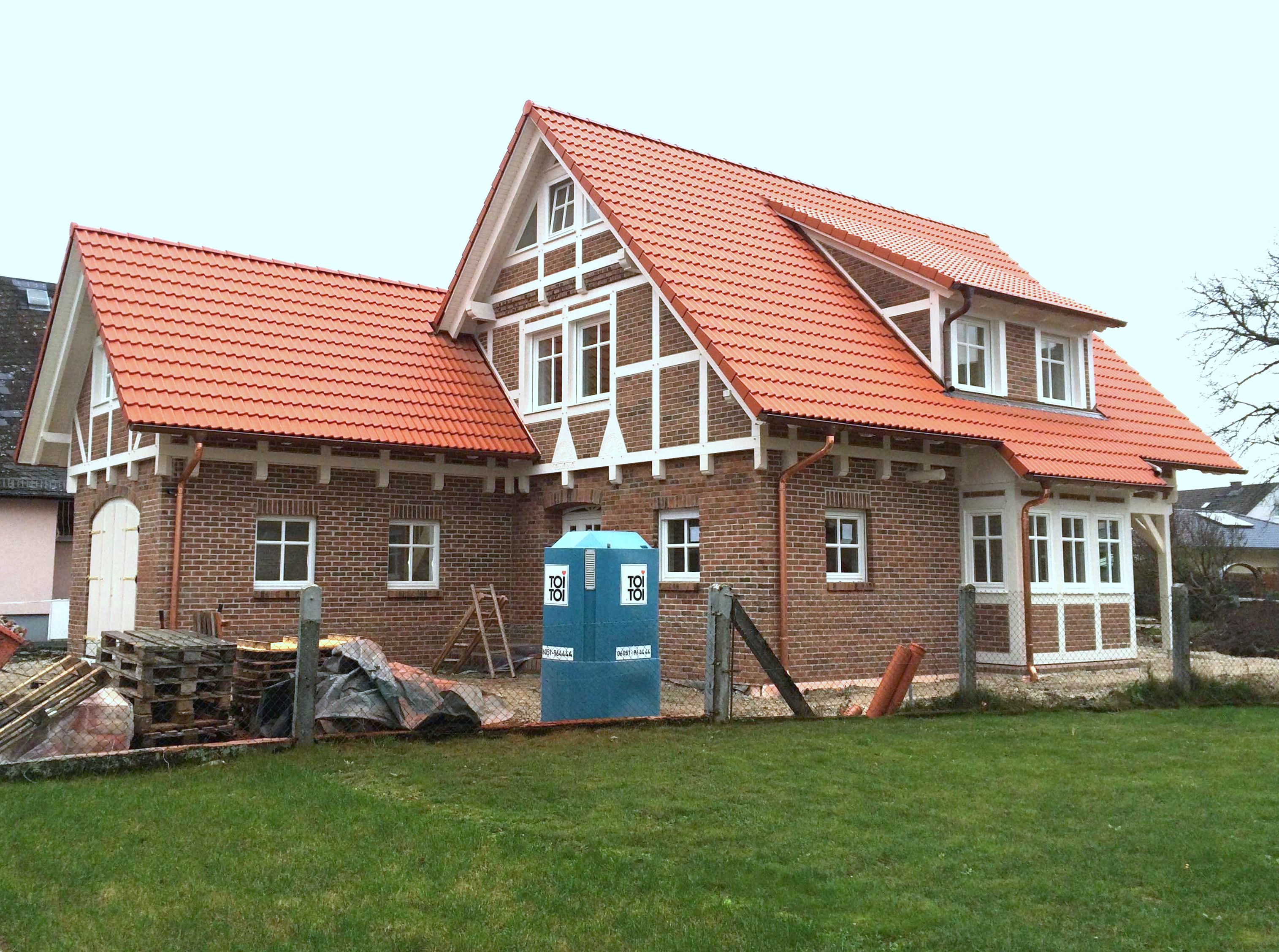 Fachwerkhaus in Rodheim v.d.H. - Baustelle am 05.12.2015