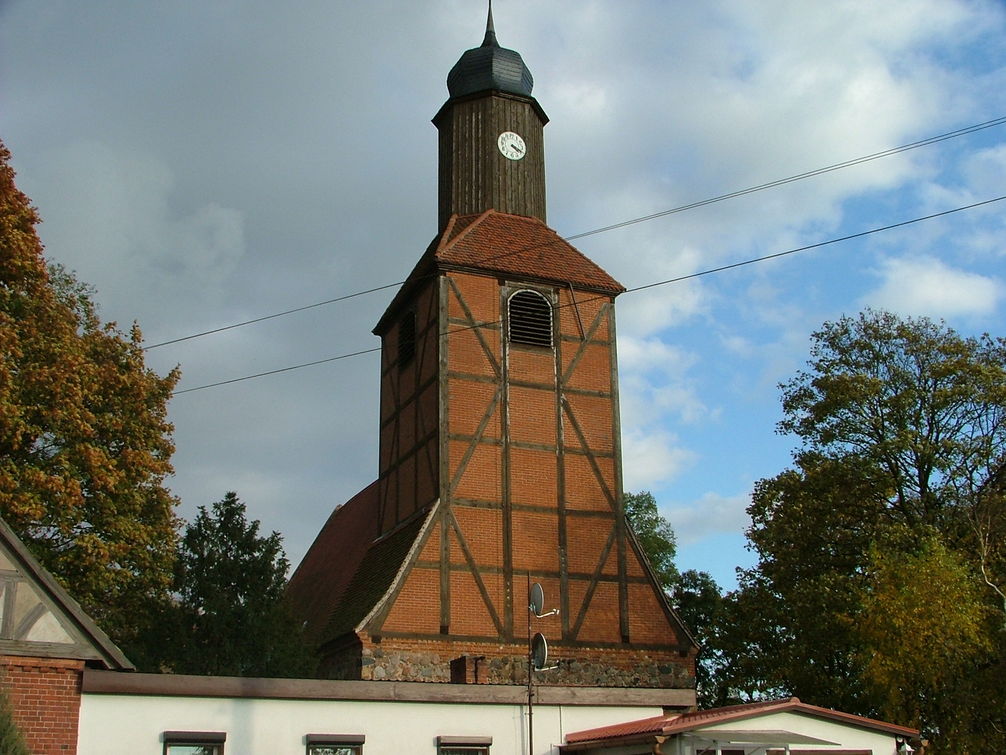 Fachwerkkirchturm
