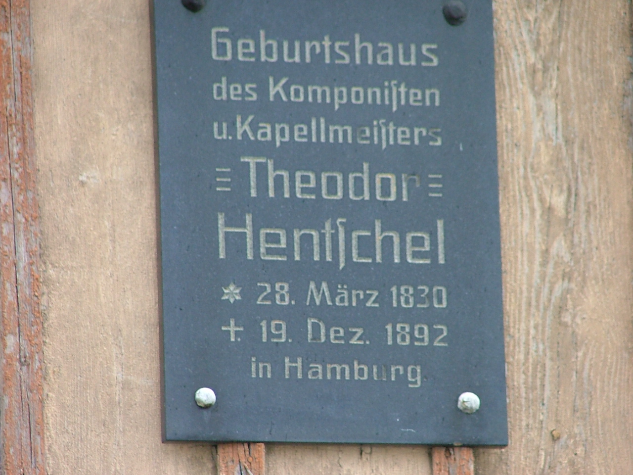 Hentschel-Haus in Schirgiswalde (3): Detail Infotafel