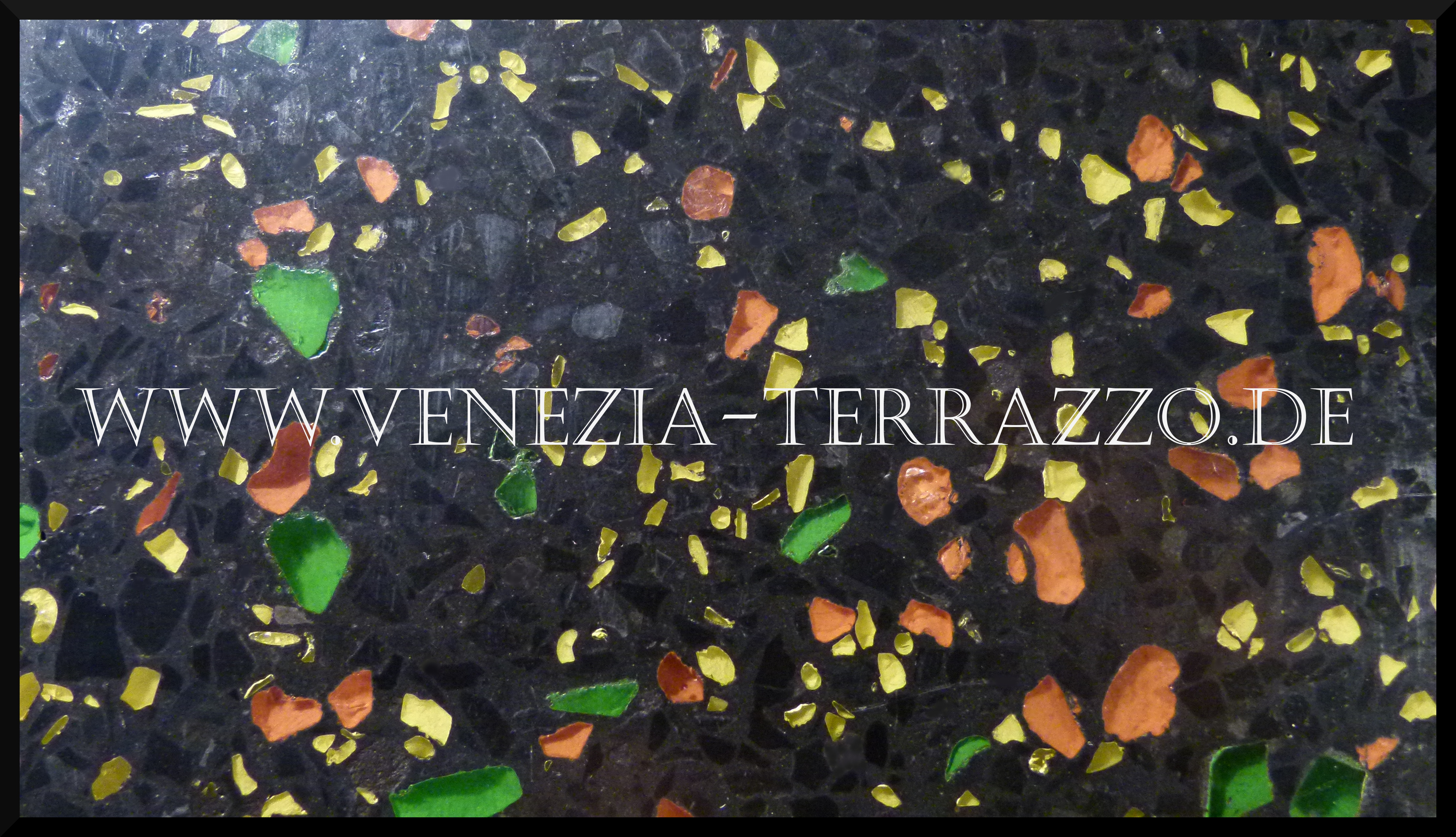 Terrazzo Muster mit Glas: 15 02 15