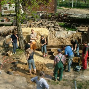 Sanierung Umgebindehof: Einsatz Jugendbauhütte Görlitz