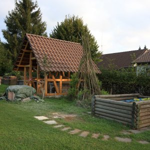 Schulprojekt Lehmofen - Das Backhaus