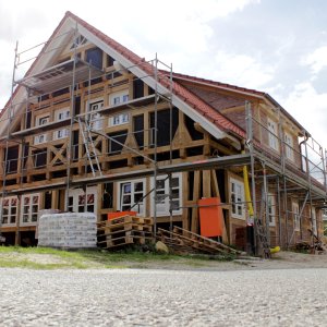EICHEN-Fachwerkhaus in Ritterhude (Niedersachsen/Osterholz) April 2014