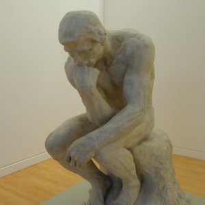 August Rodin, der Denker (Gipsabguß)