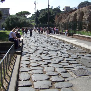antike Straße aus der Kaiserzeit