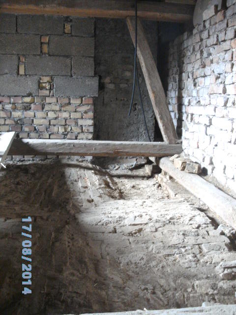 Bodenaufbau über Kreuzgewölbe