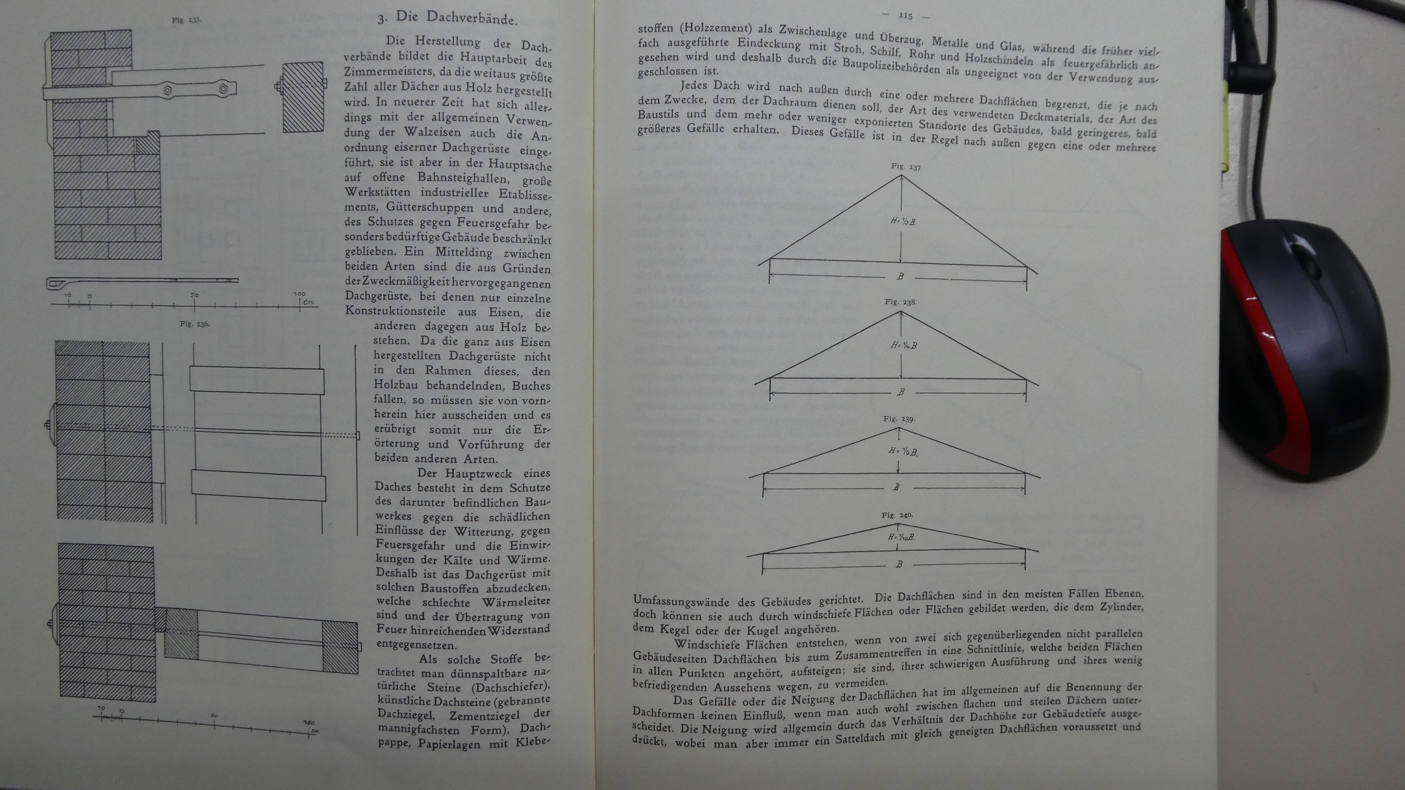Deckenverankerungen, aus dem Holzbaubuch von A. Opderdecke (Reprint)