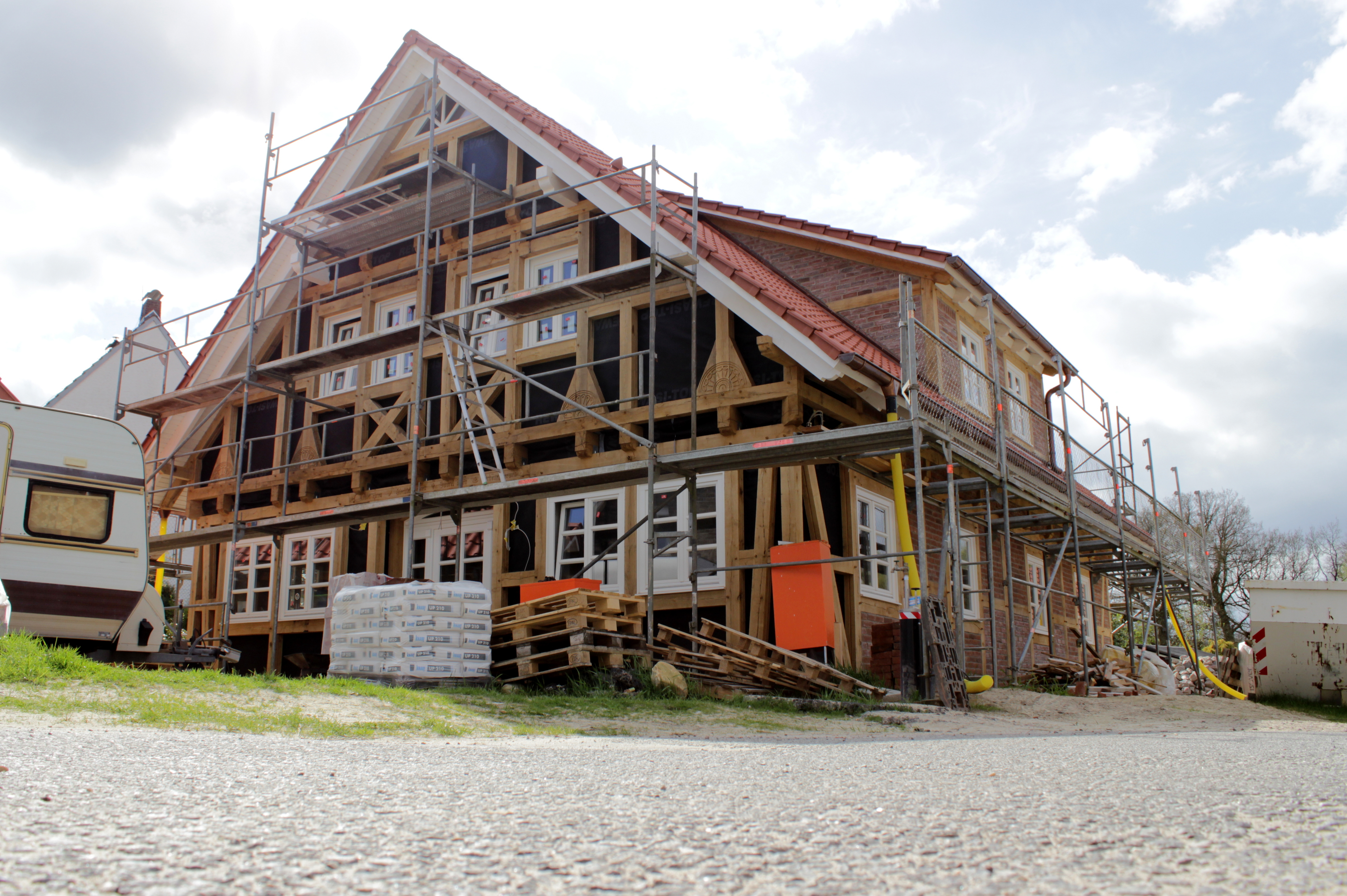 EICHEN-Fachwerkhaus in Ritterhude (Niedersachsen/Osterholz) April 2014
