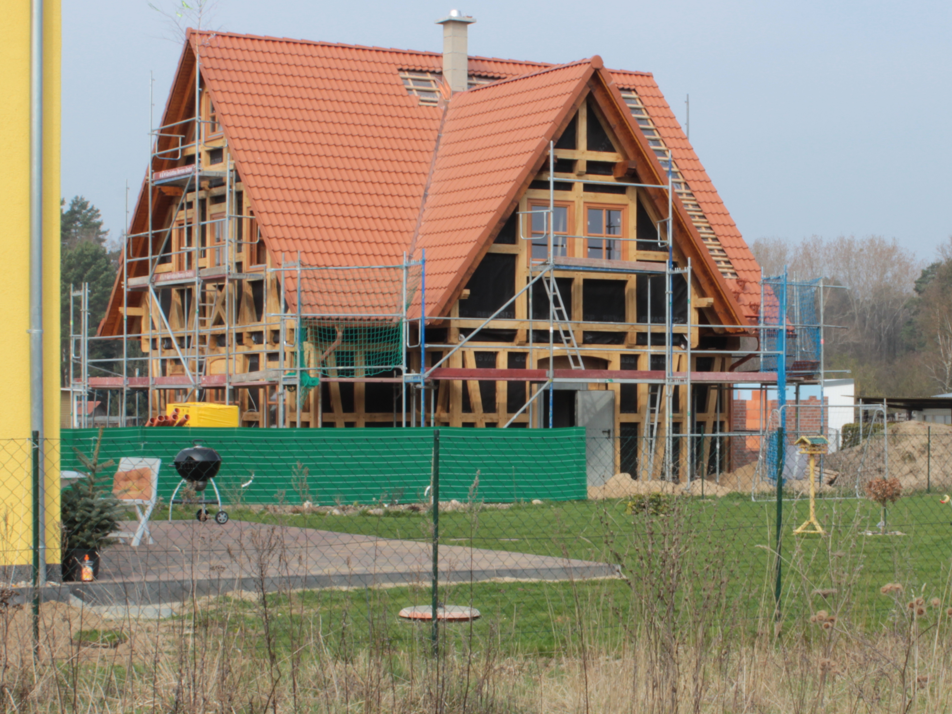 Eichenfachwerkhaus in Rüdnitz (Brandenburg/Barnim) März 2014