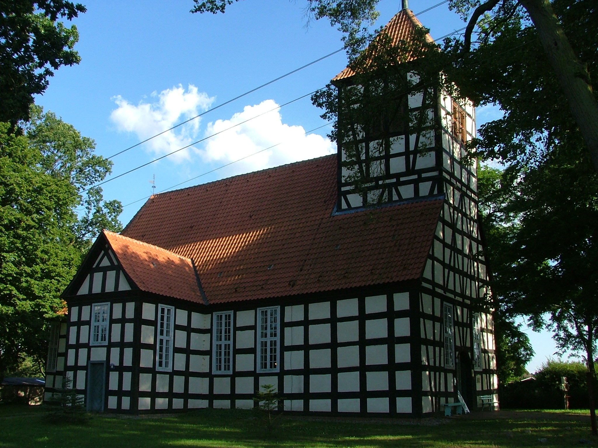 Fachwerkkirche in Luckow