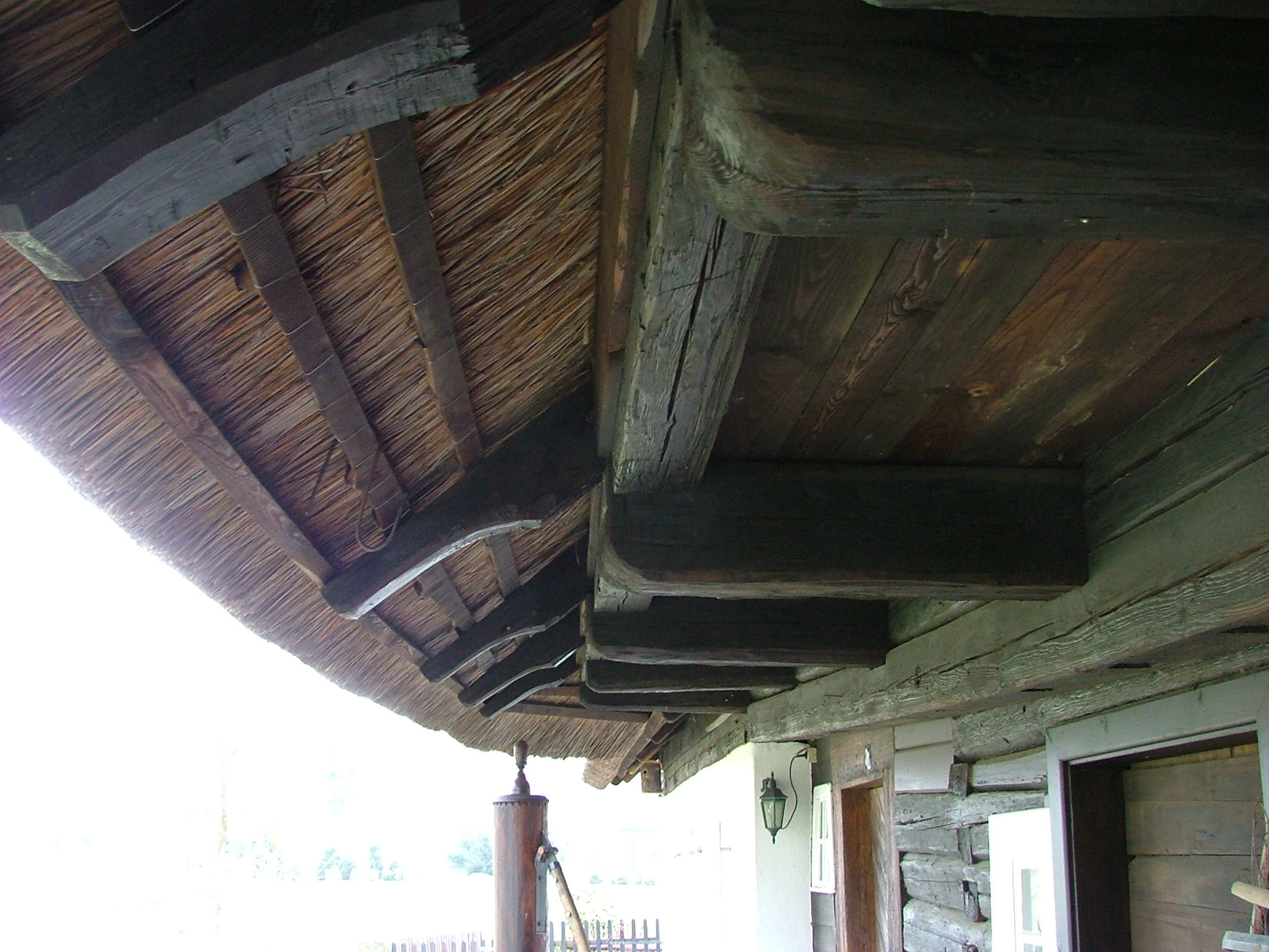 historischer Dachüberhang