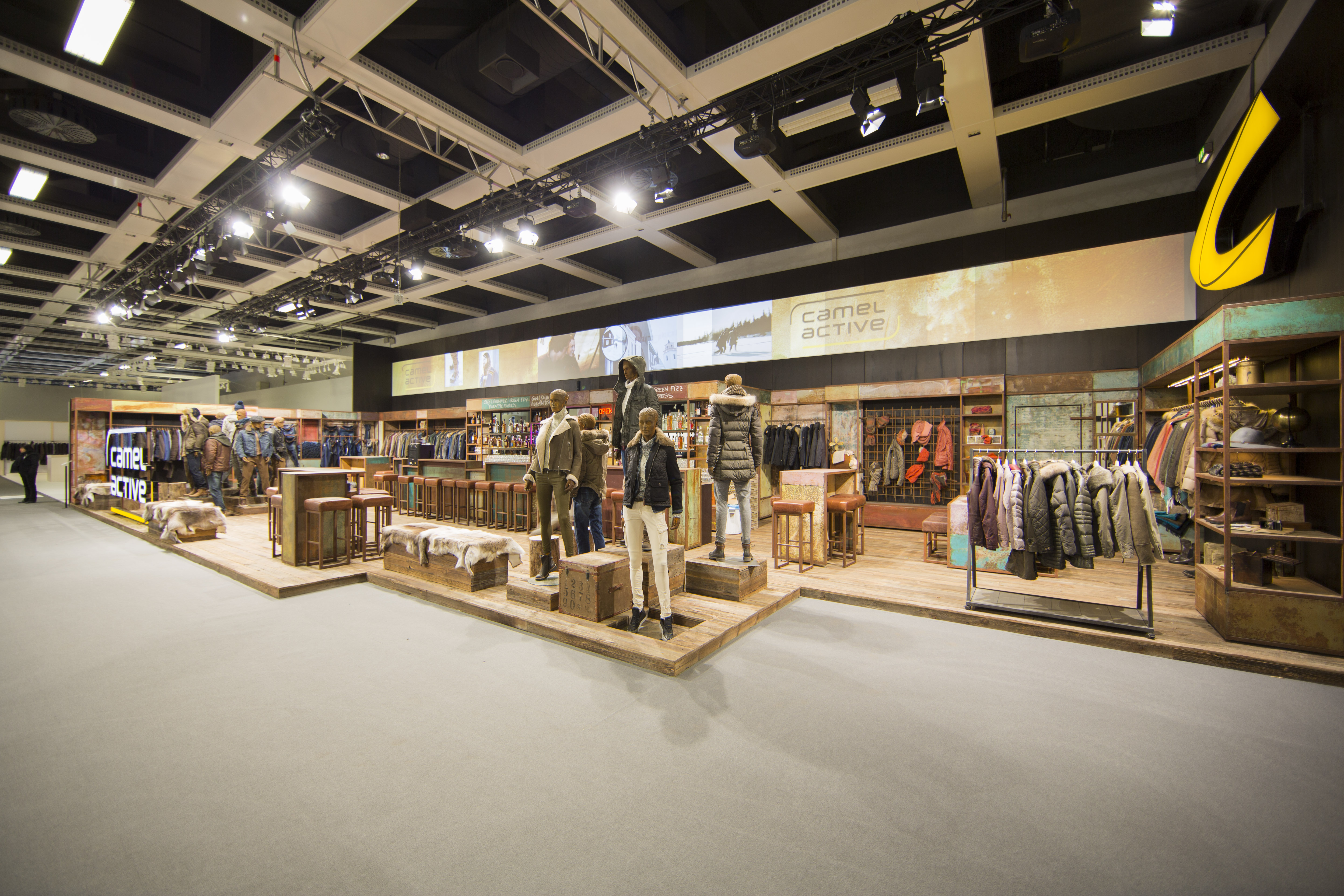 Messestand &quot; Camel active &quot; Fashion Week Berlin